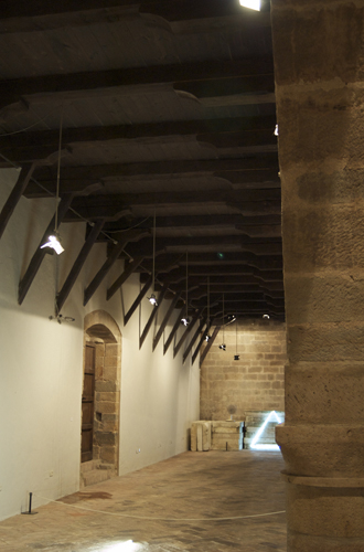 Vista nave lateral de la cilla de Veruela